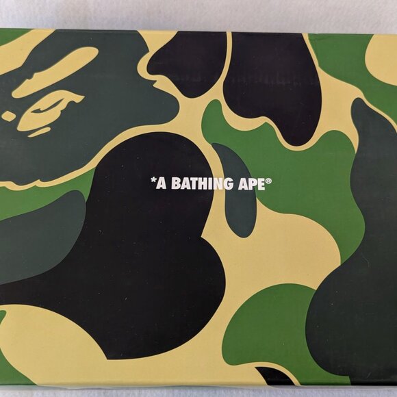 A Bathing Ape Bape Sta Low #4 Beige Sky Blue Men's Size 12 with Box - Picture 6 of 10